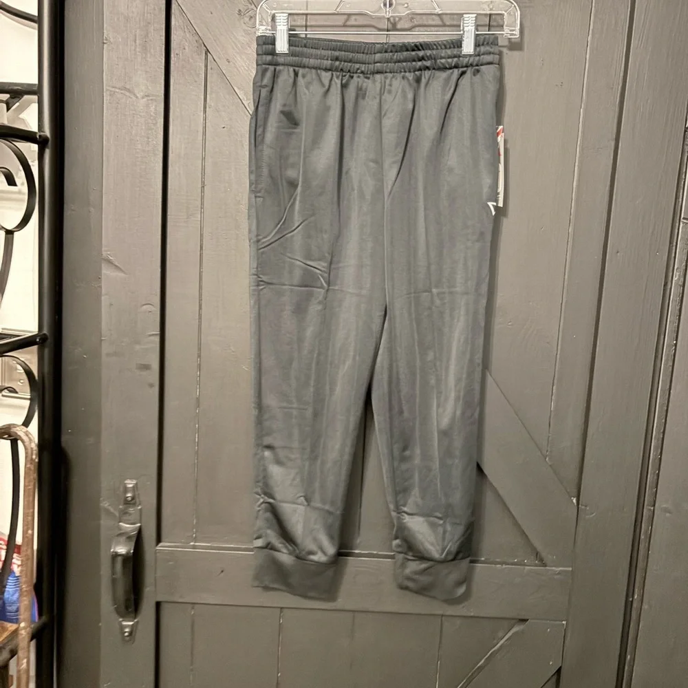 Kids Gray Athletic Joggers with Elastic Waistband